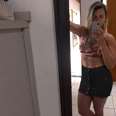 Pocket denim skirt - ROUTINE FASHION