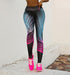 Gym Yoga Pants Sports Outfit for Women Professional Fitness Legging Sport Push Up Tights Pants Printed - ROUTINE FASHION