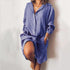 2022 Loose Mid Length Shirts Women Dress Cover-ups Tunics For Mini Dress - ROUTINE FASHION
