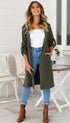 Women's long trench coat jacket - ROUTINE FASHION