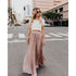 Women fashion casual skirt girls high Waist long skirts - ROUTINE FASHION