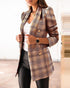 Long Sleeve Double Breasted Blazer Jacket Women - ROUTINE FASHION