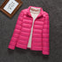 Lightweight Down Jacket Women Stand-up Collar - ROUTINE FASHION