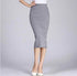 Long pencil skirt women's sexy slim wrap hip skirt - ROUTINE FASHION