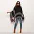 Cape sweater turtleneck sweater - ROUTINE FASHION