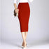 Long pencil skirt women's sexy slim wrap hip skirt - ROUTINE FASHION