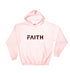 Faith Letter Print Women Hoodies - ROUTINE FASHION