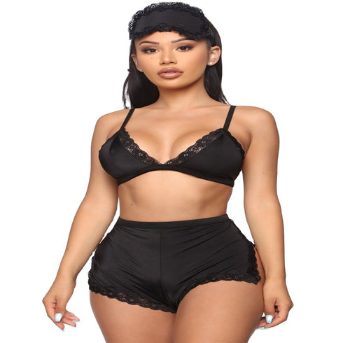 Women Sexy Sleepwear Lingerie Lace Bra - ROUTINE FASHION