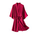 Women's One-Piece Mid-Length Solid Robe Bathrobe - ROUTINE FASHION