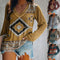 Top Ethnic Orientation Print Long Sleeve T-Shirt Women - ROUTINE FASHION
