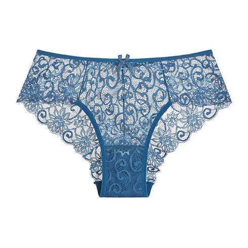 Sexy Mid-waist Lace Lace Women's Briefs For Women - ROUTINE FASHION
