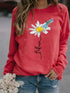 Floral print long sleeve jumper - ROUTINE FASHION
