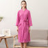 Women's Thin Couple's Nightgown Three Quarter Sleeve Bathrobe - ROUTINE FASHION