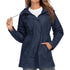 Waterproof zipper raincoat jacket - ROUTINE FASHION