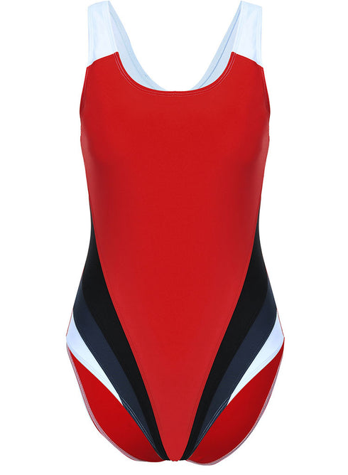 Triangle one-piece swimsuit women - ROUTINE FASHION