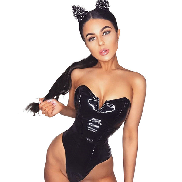 Slim PU bodysuit - ROUTINE FASHION