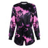Sexy Long-Sleeved Drawstring Shorts Casual Two-Piece Suit - ROUTINE FASHION