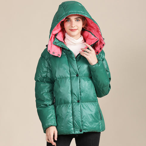 Shiny down padded jacket - ROUTINE FASHION