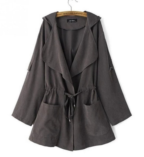 Hooded trench coat - ROUTINE FASHION