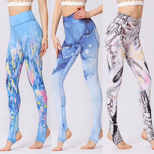 Yoga clothing women's breathable foot tights - ROUTINE FASHION