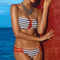 European and American bikini split swimsuit print swimsuit women - ROUTINE FASHION