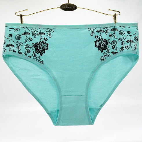 Women's floral print briefs - ROUTINE FASHION