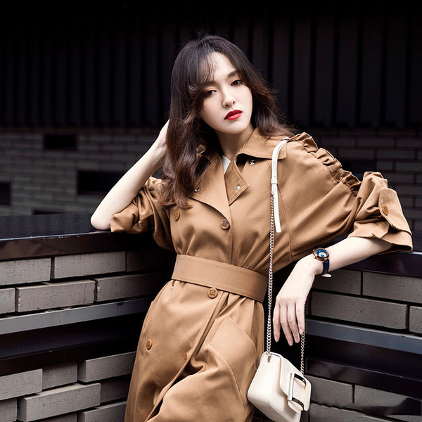Double-breasted British trench coat - ROUTINE FASHION