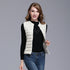 Lightweight down ladies waistcoat all-match slim fit sleeveless waistcoat short round neck large size waistcoat vest - ROUTINE FASHION