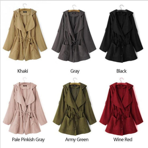 Hooded trench coat - ROUTINE FASHION