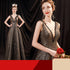 Women's Black Glitter Wedding Dress - ROUTINE FASHION