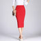 Long pencil skirt women's sexy slim wrap hip skirt - ROUTINE FASHION