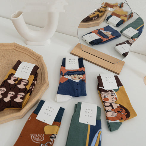 Funny Face Fashion Street Couple Socks Men And Women Socks - ROUTINE FASHION