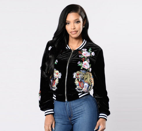 Vintage Tiger Bombers - ROUTINE FASHION