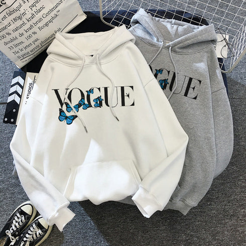 Winter Hoodies Women Loose Korean Style Harajuku Sweatshirt - ROUTINE FASHION