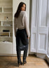 French Temperament All Match Leather Skirt Women - ROUTINE FASHION