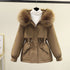Korean Style Loose Cotton Short Fleece Parka - ROUTINE FASHION