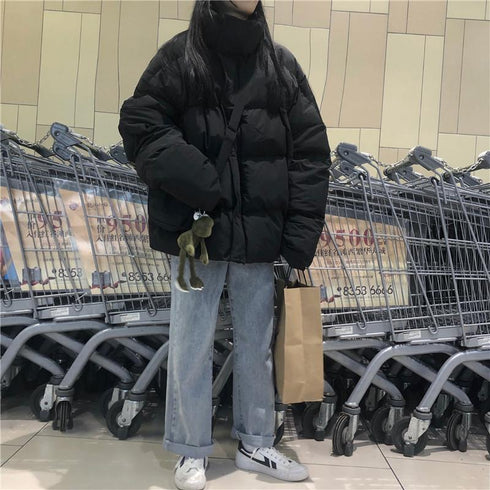 Lightweight Short Short Bread Coat Autumn And Winter Cotton Coat - ROUTINE FASHION