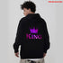 Women Hoodies King Queen Printed Sweatshirt Lovers - ROUTINE FASHION