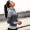 Women Hooded running jacket Long Sleeve Sweatshirt - ROUTINE FASHION