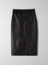 French Temperament All Match Leather Skirt Women - ROUTINE FASHION