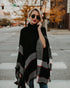 Cape sweater turtleneck sweater - ROUTINE FASHION