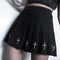 Pleated skirt women's embroidered skirt - ROUTINE FASHION