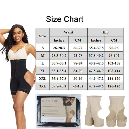 Women Shapewear High Waist Butt Lifter Tummy Control Underwear Workout Waist Trainer Corset - ROUTINE FASHION