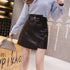 Women's Pu leather skirt - ROUTINE FASHION