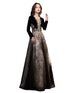 Black Moderator Long Sleeve Annual Party Dress - ROUTINE FASHION