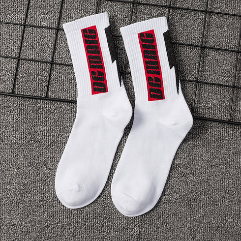 European And American Cotton Socks Trendy Socks For Men And Women In The Long Tube - ROUTINE FASHION