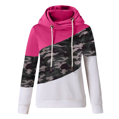 Hoodies Women Camouflage hoodie Sweatshirt - ROUTINE FASHION