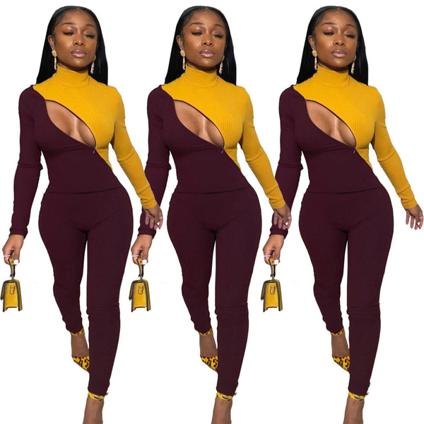 Colorblock bodysuit - ROUTINE FASHION