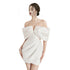Women's Cross Sling Sleeved Dress - ROUTINE FASHION