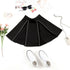 Elastic waist pleated skirt - ROUTINE FASHION
